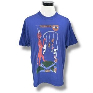 Vintage House of Blues Devil Fishing T-Shirt Men’s XL Blue Short Sleeve Pullover